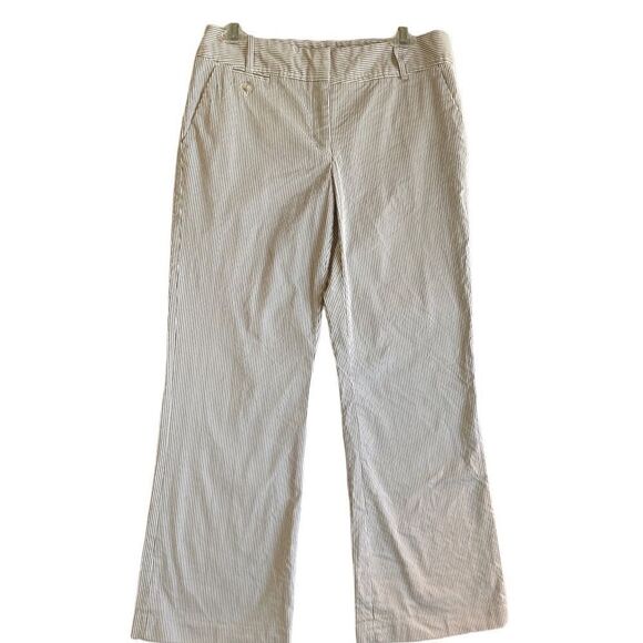 Dalia Collection women’s straight gray flat front pocket pants/trouser size 6P - Picture 2 of 5